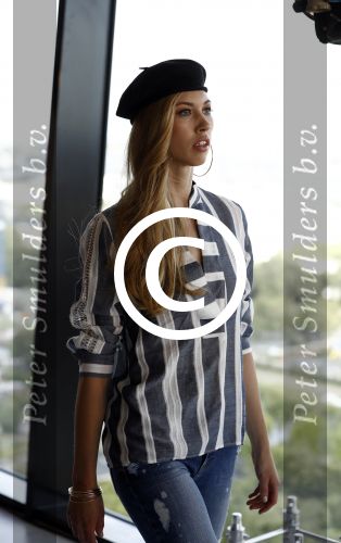 Amsterdam 11 juli 2016 
Modeshow Maria Tailor in de amsterdam Lookout aan het IJ.