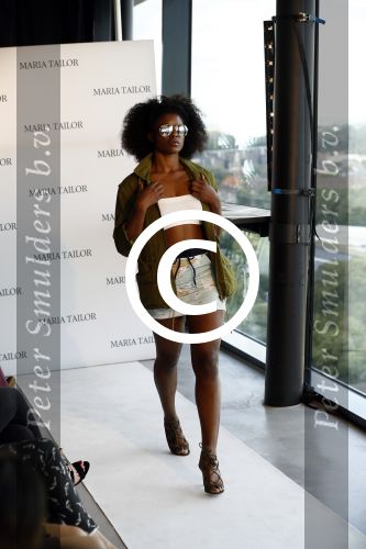 Amsterdam 11 juli 2016 
Modeshow Maria Tailor in de amsterdam Lookout aan het IJ.