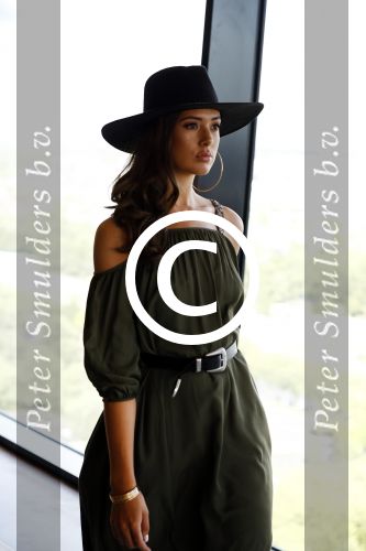 Amsterdam 11 juli 2016 
Modeshow Maria Tailor in de amsterdam Lookout aan het IJ.