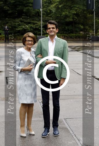 Amsterdam 9 juli 2016
Modeshow Monique Collignon op AFW Amsterdam fashion week bij westergasfabriek.
Maurice Wijnen met zijn moeder