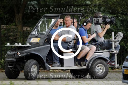 Amsterdam 7 juli 2016 
Connie Breukhoven met haar vriend Eugene v Dun op de fiets in Amsterdam.Opnames Koefnoen met Owen Schumacher Paul Groot Martine Sandifort en Sanne Wallis de Vries. Opnamews vonden plaats in de v Eeghenstraat.