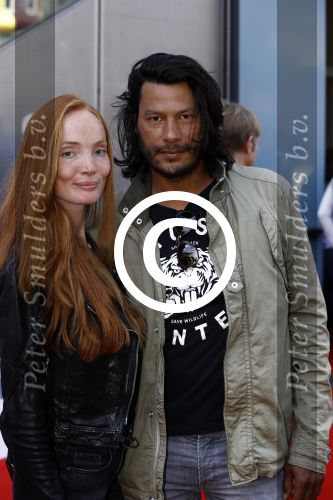 Amsterdam 17 juli 2016
Premiere huisdiergeheimen in Pathe arena. Poal cairo met vriendin