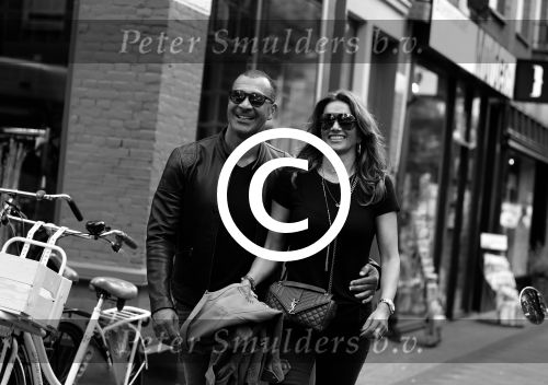 Amsterdam 4 juli 2016
Ruud Gullit met zijn vriendin Karin  de Rooy