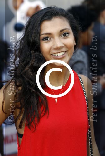 Amsterdam 17 juli 2016
Premiere huisdiergeheimen in Pathe arena. Tara Hetharia met vriend