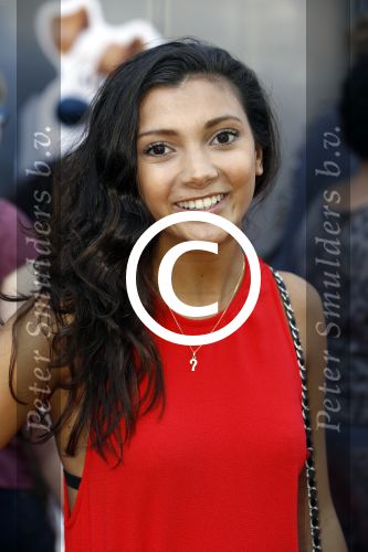 Amsterdam 17 juli 2016
Premiere huisdiergeheimen in Pathe arena. Tara Hetharia met vriend
