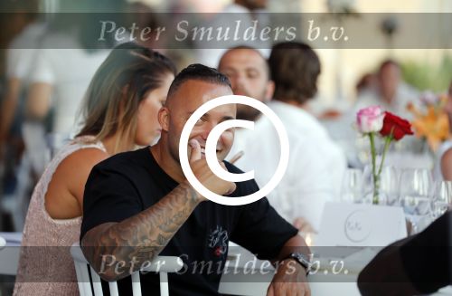 ibiza 23 juni 2017
Opening restarant club Xaxa van EWesley Sneijder en zijn vrouw Yolanthe Sneijder Cabau op eht strand van Cala Tarida. Demy de Zeeuw