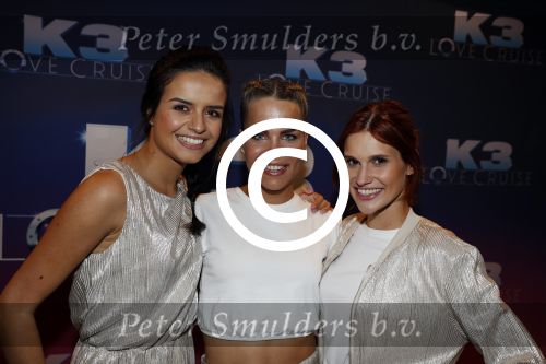 Rotterdam 27 juni 2017
Opnames film K3 Love Cruise op de SS Rotterdam met oa  Tim Douwsma Nicolette v Dam en Winston Post