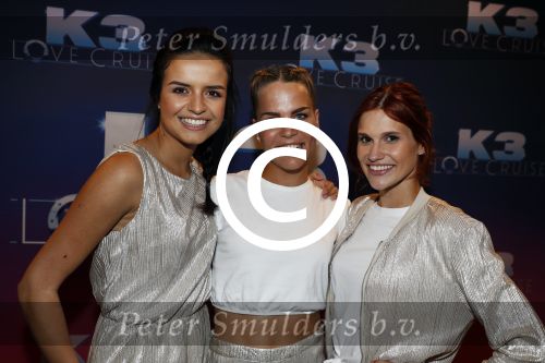 Rotterdam 27 juni 2017
Opnames film K3 Love Cruise op de SS Rotterdam met oa  Tim Douwsma Nicolette v Dam en Winston Post