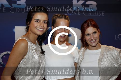 Rotterdam 27 juni 2017
Opnames film K3 Love Cruise op de SS Rotterdam met oa  Tim Douwsma Nicolette v Dam en Winston Post