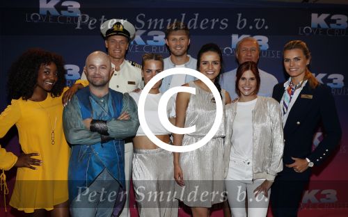 Rotterdam 27 juni 2017
Opnames film K3 Love Cruise op de SS Rotterdam met oa  Tim Douwsma Nicolette v Dam en Winston Post