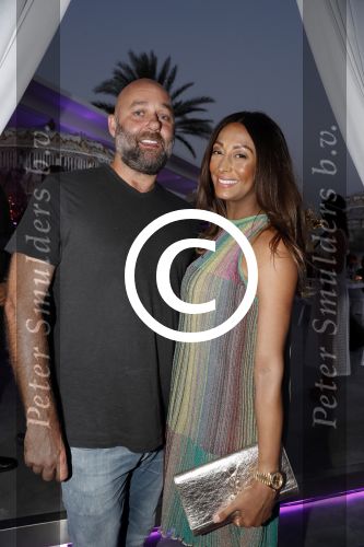 ibiza 23 juni 2017
Opening restarant club Xaxa van EWesley Sneijder en zijn vrouw Yolanthe Sneijder Cabau op eht strand van Cala Tarida. Jeroen v d Bergh met Maria Tailor