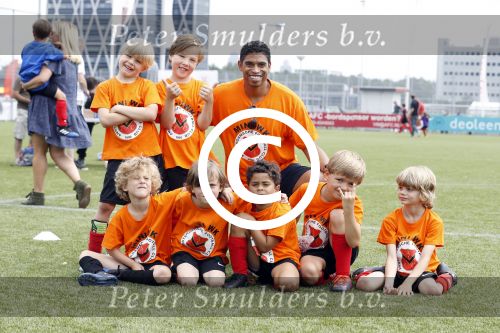Amsterdam 17 juni 2017
Michael Reiziger met zijn zoon bij AFC mini wk