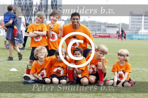 Amsterdam 17 juni 2017
Michael Reiziger met zijn zoon bij AFC mini wk