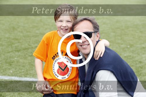 Amsterdam 17 juni 2017
Patrick Huisman met zijn zoon bij AFC mini wk
