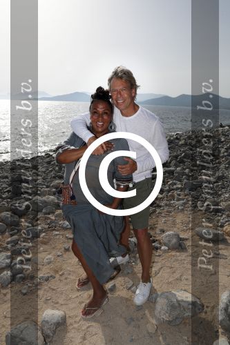 ibiza 24 juni 2017
Patty Brard met haar man Antoine de Vijver op ibiza