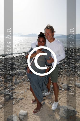 ibiza 24 juni 2017
Patty Brard met haar man Antoine de Vijver op ibiza