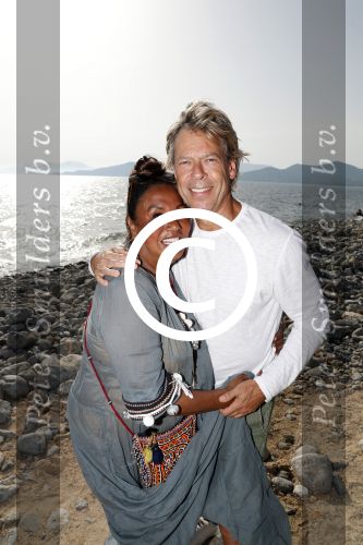 ibiza 24 juni 2017
Patty Brard met haar man Antoine de Vijver op ibiza