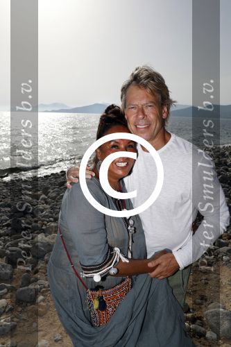 ibiza 24 juni 2017
Patty Brard met haar man Antoine de Vijver op ibiza