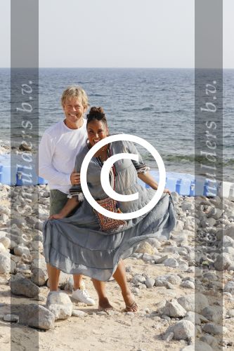 ibiza 24 juni 2017
Patty Brard met haar man Antoine de Vijver op ibiza