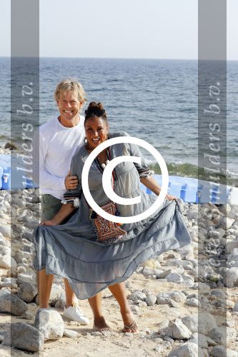 ibiza 24 juni 2017
Patty Brard met haar man Antoine de Vijver op ibiza