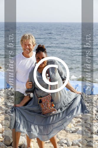 ibiza 24 juni 2017
Patty Brard met haar man Antoine de Vijver op ibiza