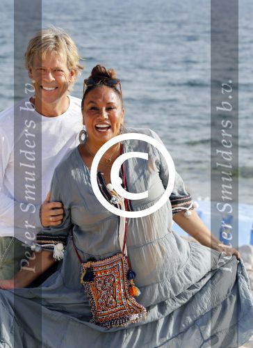 ibiza 24 juni 2017
Patty Brard met haar man Antoine de Vijver op ibiza