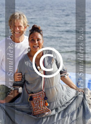 ibiza 24 juni 2017
Patty Brard met haar man Antoine de Vijver op ibiza