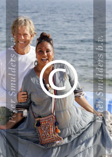 ibiza 24 juni 2017
Patty Brard met haar man Antoine de Vijver op ibiza