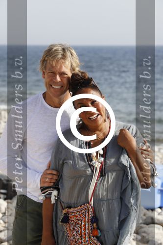 ibiza 24 juni 2017
Patty Brard met haar man Antoine de Vijver op ibiza