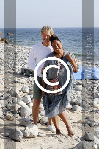 ibiza 24 juni 2017
Patty Brard met haar man Antoine de Vijver op ibiza