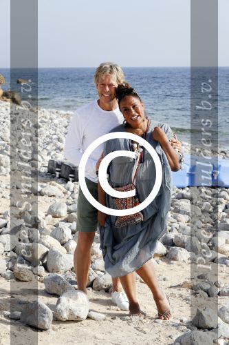 ibiza 24 juni 2017
Patty Brard met haar man Antoine de Vijver op ibiza
