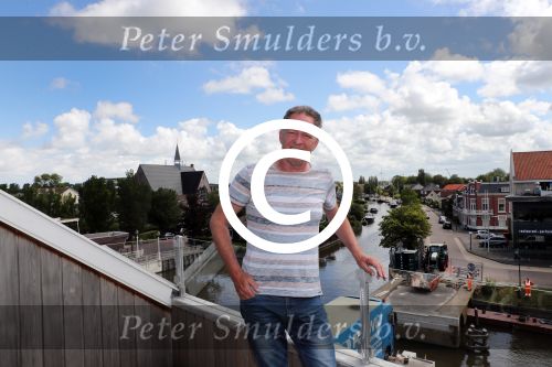 Harlingen, 25 Juni 2017
Piet Paulusma zijn huis en met zijn dochters en in aktie