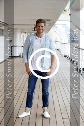 Rotterdam 27 juni 2017
Opnames film K3 Love Cruise op de SS Rotterdam met oa  Tim Douwsma Nicolette v Dam en Winston Post