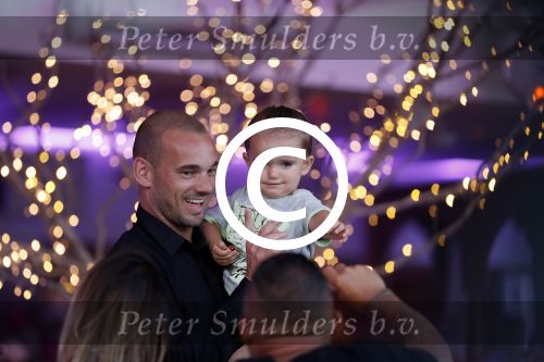 ibiza 23 juni 2017
Opening restarant club Xaxa van EWesley Sneijder en zijn vrouw Yolanthe Sneijder Cabau op eht strand van Cala Tarida. Xess Xava