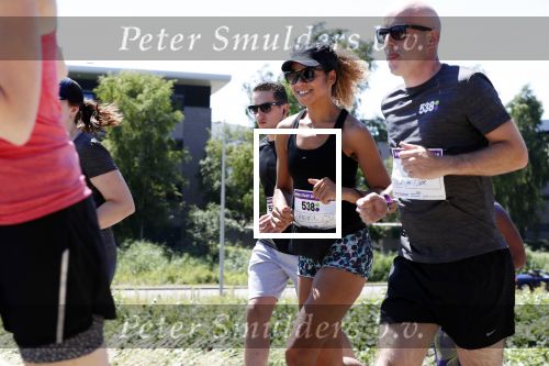 Amsterdam 1 juli 2018
Amara Onwuka met man en kinderen bvij de Edwin Evers Run.
