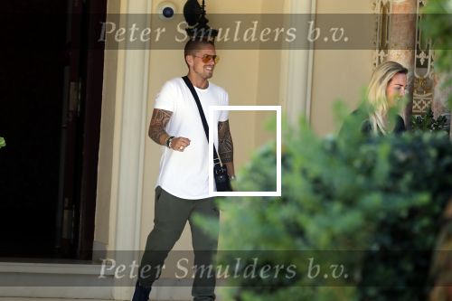 Marbella 26 juli 2018
Andre Hazes en zijn vriendin Monique en zoontje Dre vieren vakantie met Monique haar ouders in een villa van vrienden