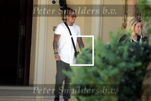 Marbella 26 juli 2018
Andre Hazes en zijn vriendin Monique en zoontje Dre vieren vakantie met Monique haar ouders in een villa van vrienden