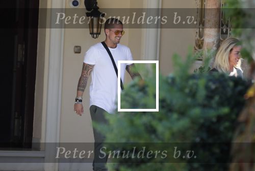 Marbella 26 juli 2018
Andre Hazes en zijn vriendin Monique en zoontje Dre vieren vakantie met Monique haar ouders in een villa van vrienden
