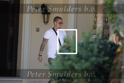 Marbella 26 juli 2018
Andre Hazes en zijn vriendin Monique en zoontje Dre vieren vakantie met Monique haar ouders in een villa van vrienden