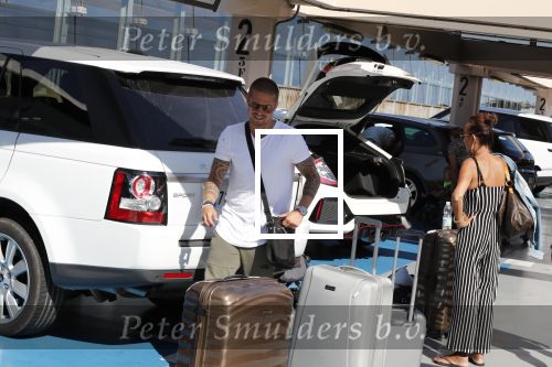 Marbella 26 juli 2018
Andre Hazes en zijn vriendin Monique en zoontje Dre vieren vakantie met Monique haar ouders in een villa van vrienden