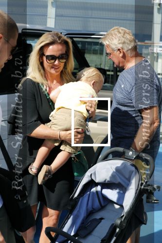 Marbella 26 juli 2018
Andre Hazes en zijn vriendin Monique en zoontje Dre vieren vakantie met Monique haar ouders in een villa van vrienden