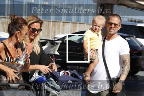 Marbella 26 juli 2018
Andre Hazes en zijn vriendin Monique en zoontje Dre vieren vakantie met Monique haar ouders in een villa van vrienden