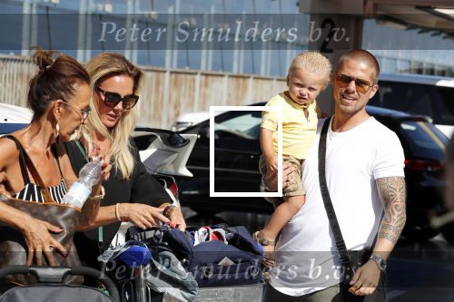 Marbella 26 juli 2018
Andre Hazes en zijn vriendin Monique en zoontje Dre vieren vakantie met Monique haar ouders in een villa van vrienden