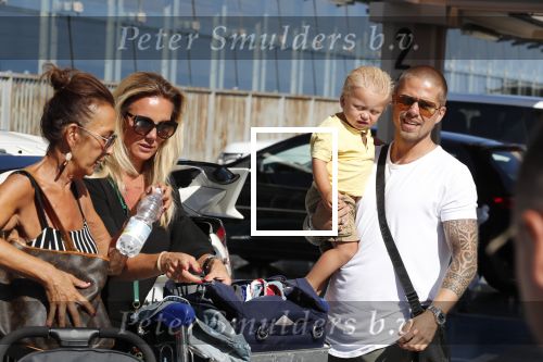 Marbella 26 juli 2018
Andre Hazes en zijn vriendin Monique en zoontje Dre vieren vakantie met Monique haar ouders in een villa van vrienden