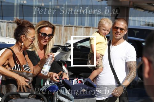 Marbella 26 juli 2018
Andre Hazes en zijn vriendin Monique en zoontje Dre vieren vakantie met Monique haar ouders in een villa van vrienden