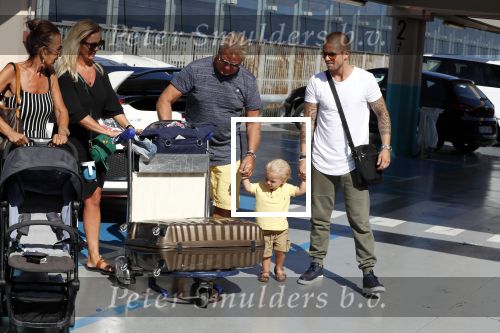 Marbella 26 juli 2018
Andre Hazes en zijn vriendin Monique en zoontje Dre vieren vakantie met Monique haar ouders in een villa van vrienden