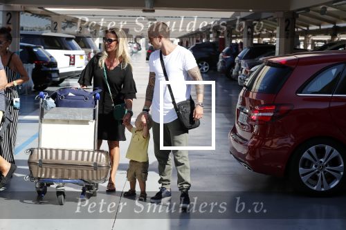 Marbella 26 juli 2018
Andre Hazes en zijn vriendin Monique en zoontje Dre vieren vakantie met Monique haar ouders in een villa van vrienden