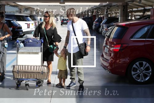 Marbella 26 juli 2018
Andre Hazes en zijn vriendin Monique en zoontje Dre vieren vakantie met Monique haar ouders in een villa van vrienden
