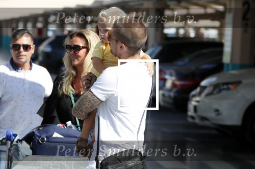 Marbella 26 juli 2018
Andre Hazes en zijn vriendin Monique en zoontje Dre vieren vakantie met Monique haar ouders in een villa van vrienden