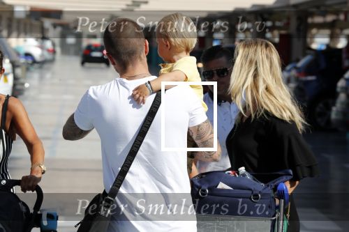 Marbella 26 juli 2018
Andre Hazes en zijn vriendin Monique en zoontje Dre vieren vakantie met Monique haar ouders in een villa van vrienden